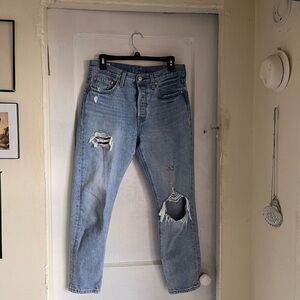 Levi’s 501 XX Big E Light Wash Denim Jeans Women’s 28